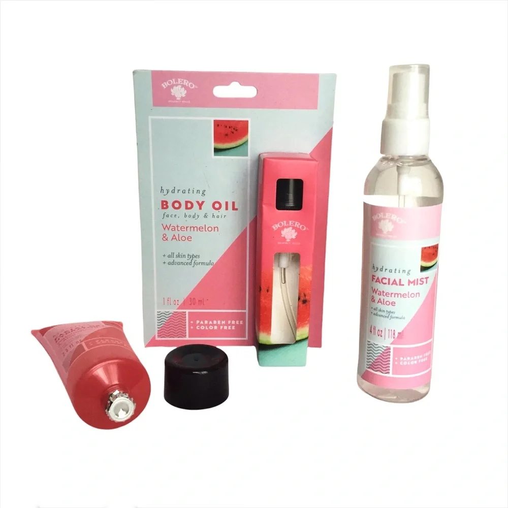 3 piece Bolero Watermelon Aloe Skin Care Set